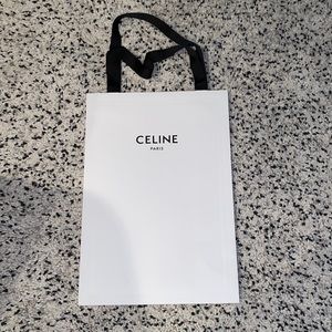 Authentic CELINE Shopping bag black and white
